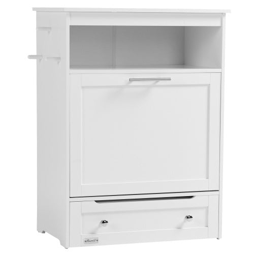 Pet Feeder Station with Storage Lockers – All-in-One Food & Water Dispenser with Organizer for Dogs & Cats