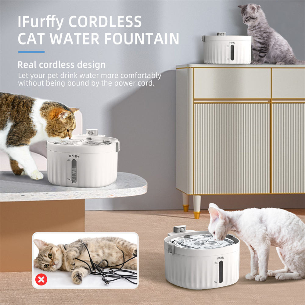Smart Pet Water Fountain – Automatic Drinking Dispenser for Cats & Dogs with Filtered Flow and Quiet Pump