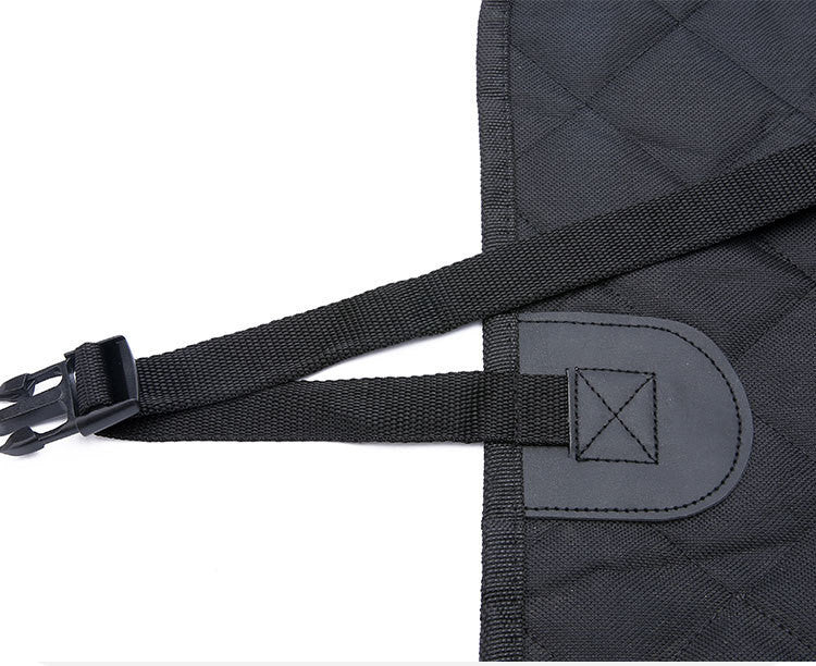 Dog Car Seat Cover with View Mesh – Hammock-Style Pet Carrier & Safety Protector for Back Seat, with Zipper, Pocket & Travel-Friendly Design