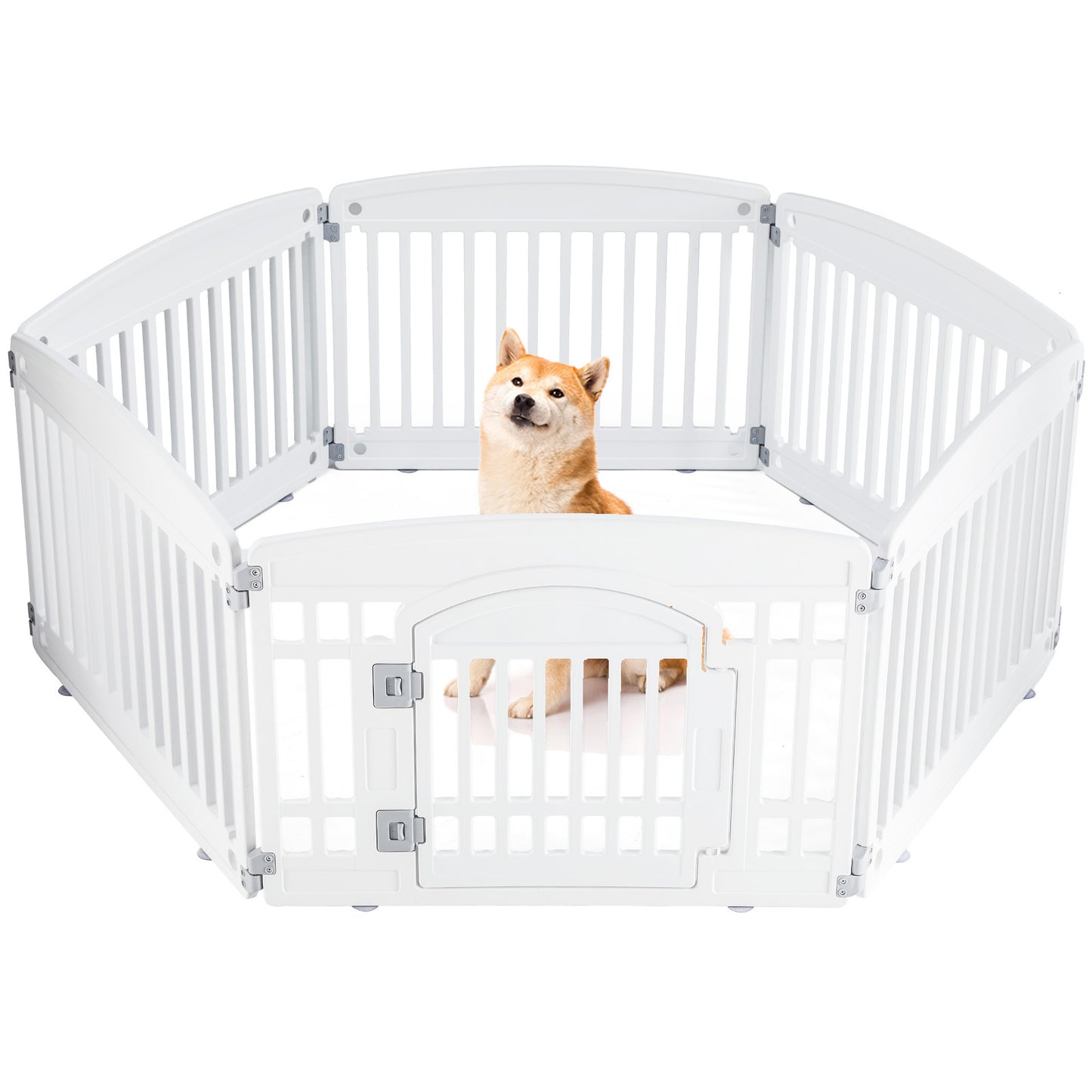 Portable Dog Playpen Fence – Safe & Reliable Pet Exercise Pen for Indoor & Outdoor Use, Foldable Design for Dogs & Puppies