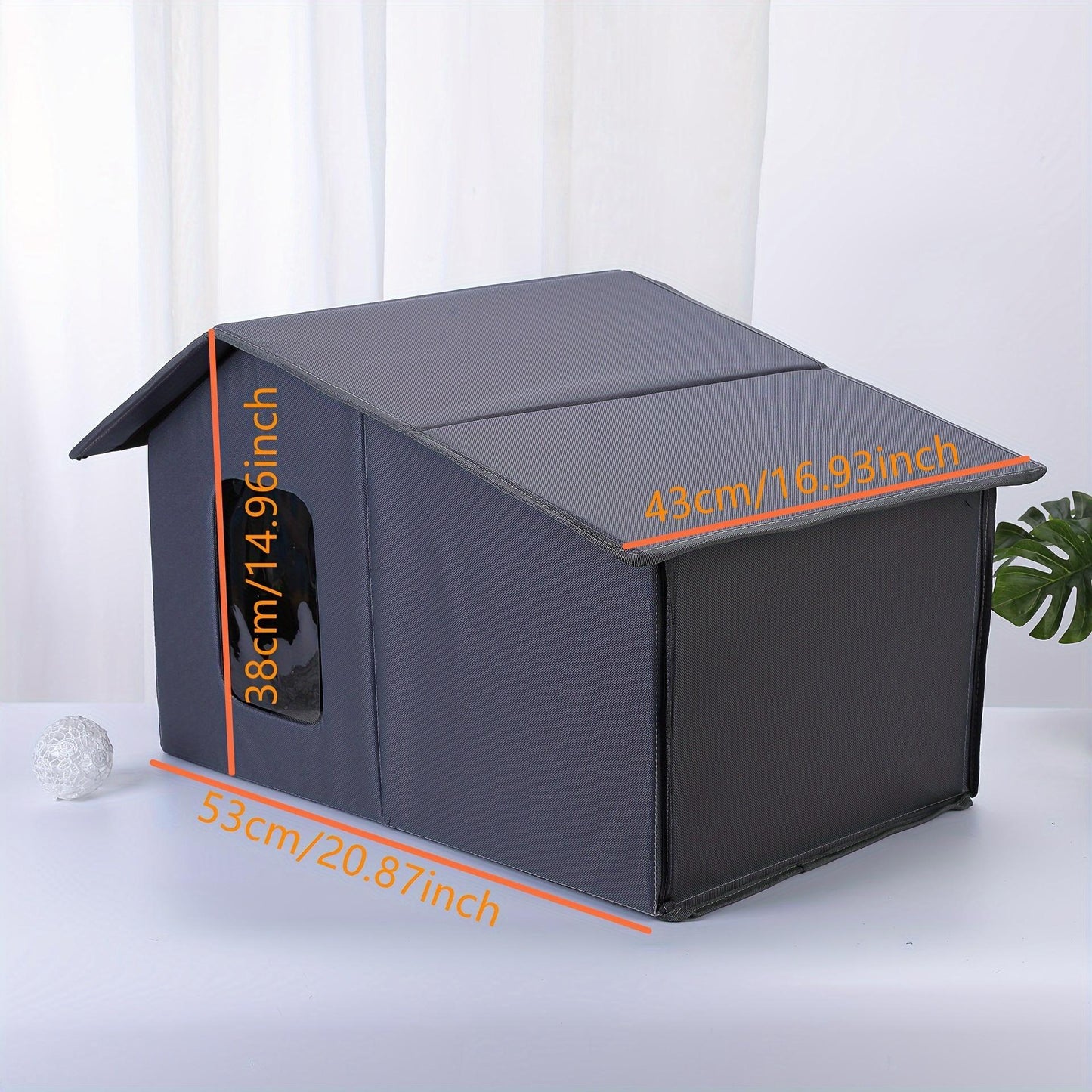 Outdoor Waterproof Pet House – Portable Insulated Shelter for Small Dogs, Cats & Other Small Animals