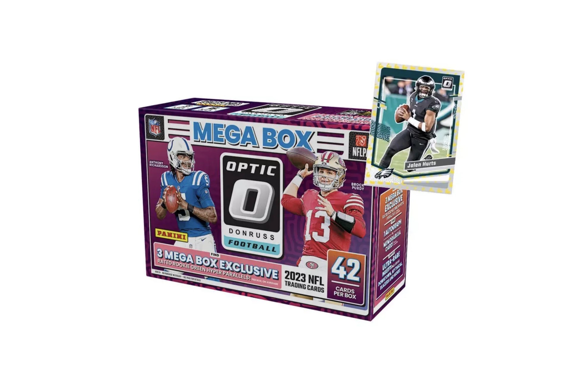 2023  Donruss Optic NFL Football Trading Cards Mega Box