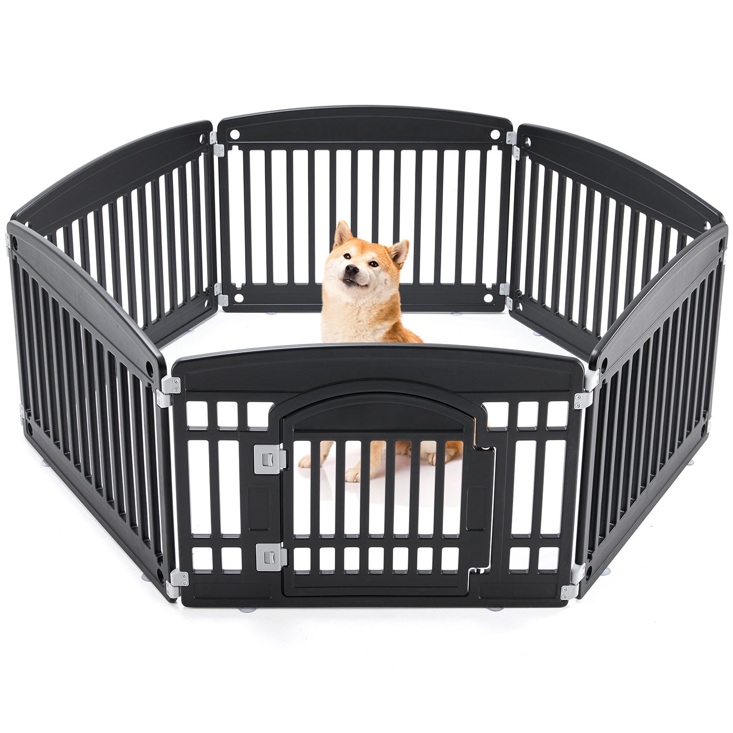 Portable Dog Playpen Fence – Safe & Reliable Pet Exercise Pen for Indoor & Outdoor Use, Foldable Design for Dogs & Puppies