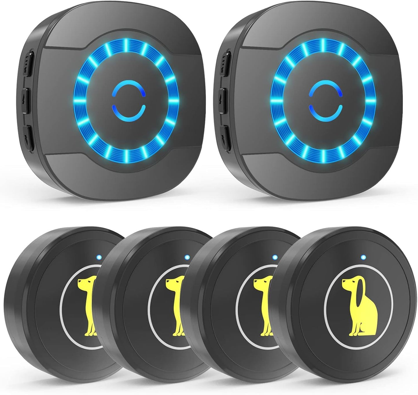 Wireless Dog Doorbell for Training – Touch-Activated, Waterproof Bell for Puppies & Dogs, Works on Sliding & Standard Doors