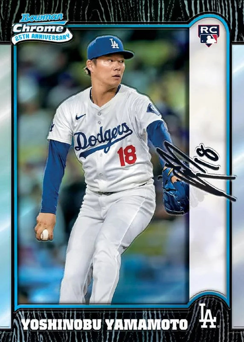 Collectible 2024  Bowman Chrome Baseball Trading Cards Mega Box