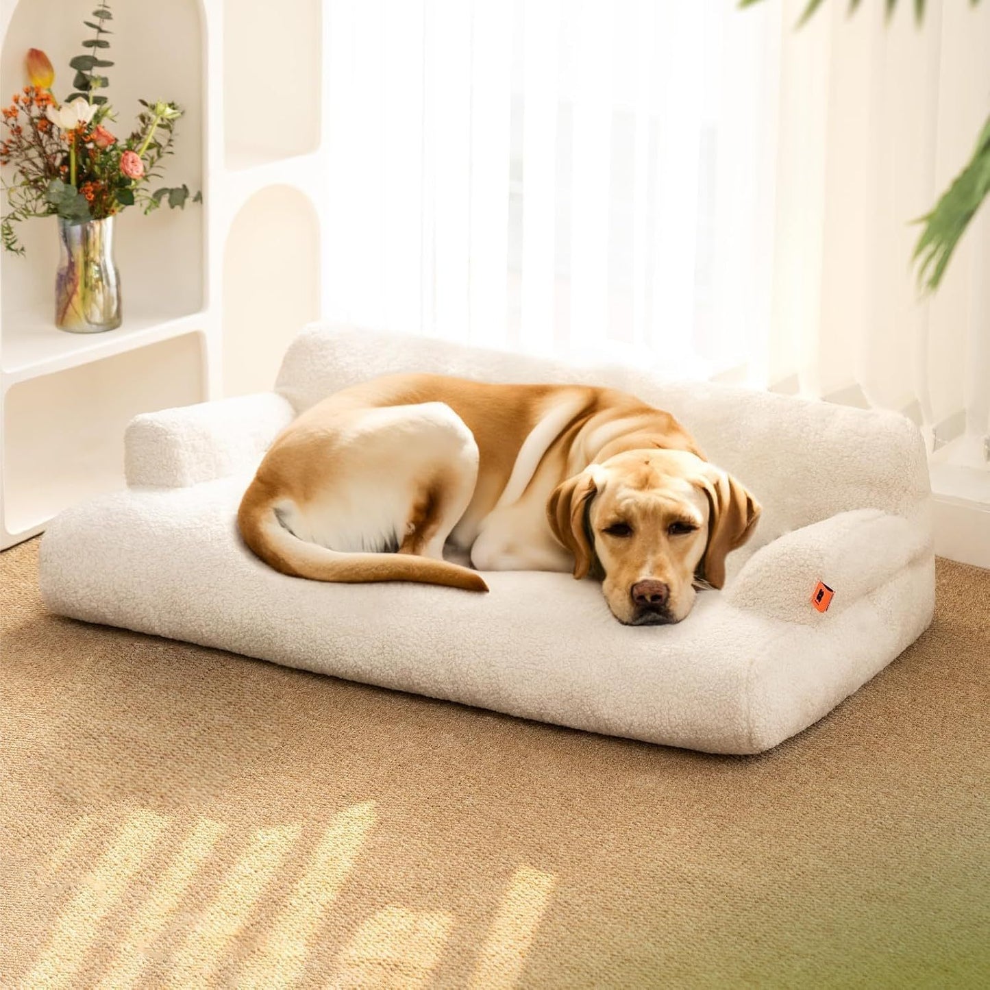 MEWOOFUN Orthopedic Pet Sofa Bed – 40x24x12” Washable Couch with Removable Cover & Non-Slip Bottom for Medium to Large Dogs & Cats