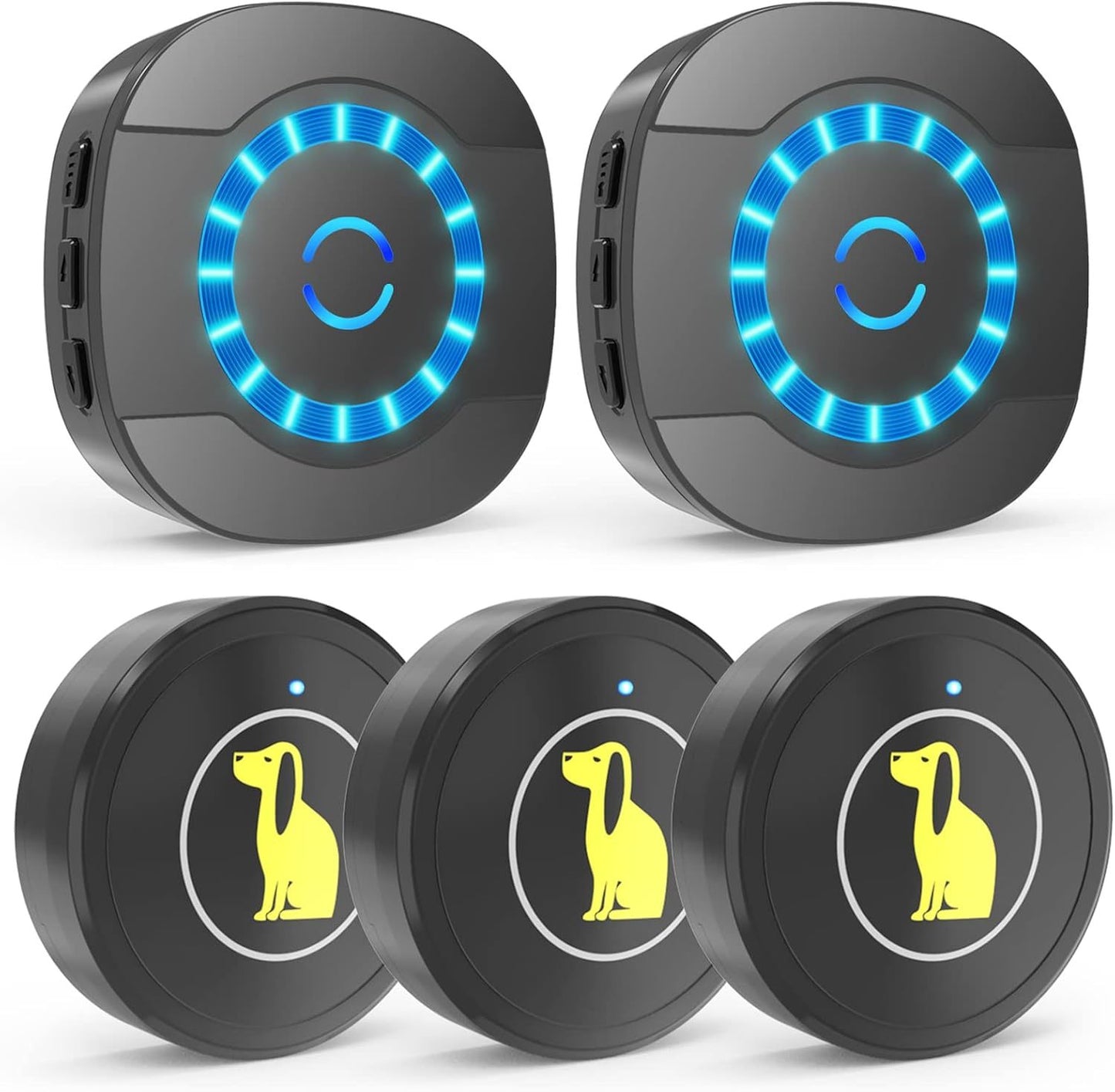 Wireless Dog Doorbell for Training – Touch-Activated, Waterproof Bell for Puppies & Dogs, Works on Sliding & Standard Doors