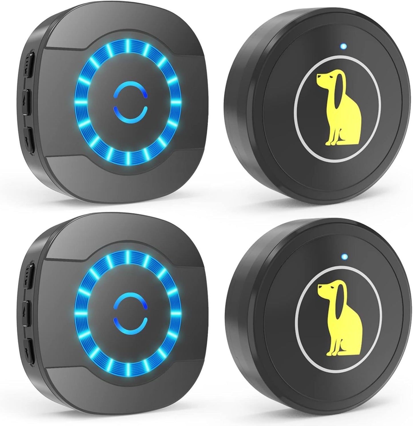 Wireless Dog Doorbell for Training – Touch-Activated, Waterproof Bell for Puppies & Dogs, Works on Sliding & Standard Doors