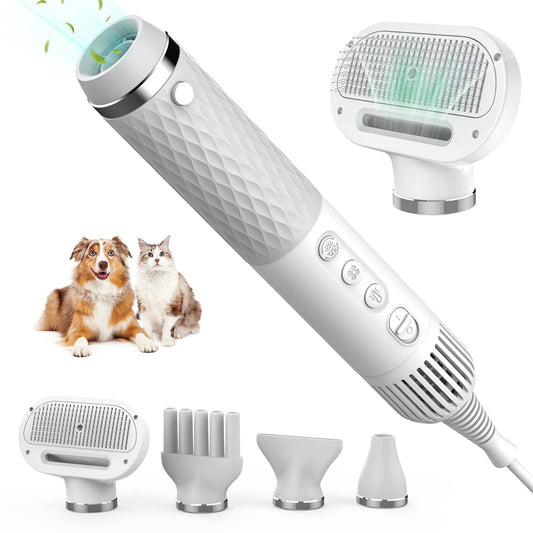 Brushless Motor Handheld Pet Dryer – High-Speed Water Blower for Dog Grooming, Portable & Low Noise
