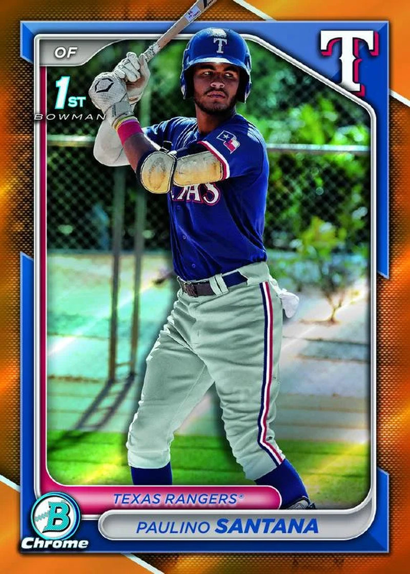 Collectible 2024  Bowman Chrome Baseball Trading Cards Mega Box