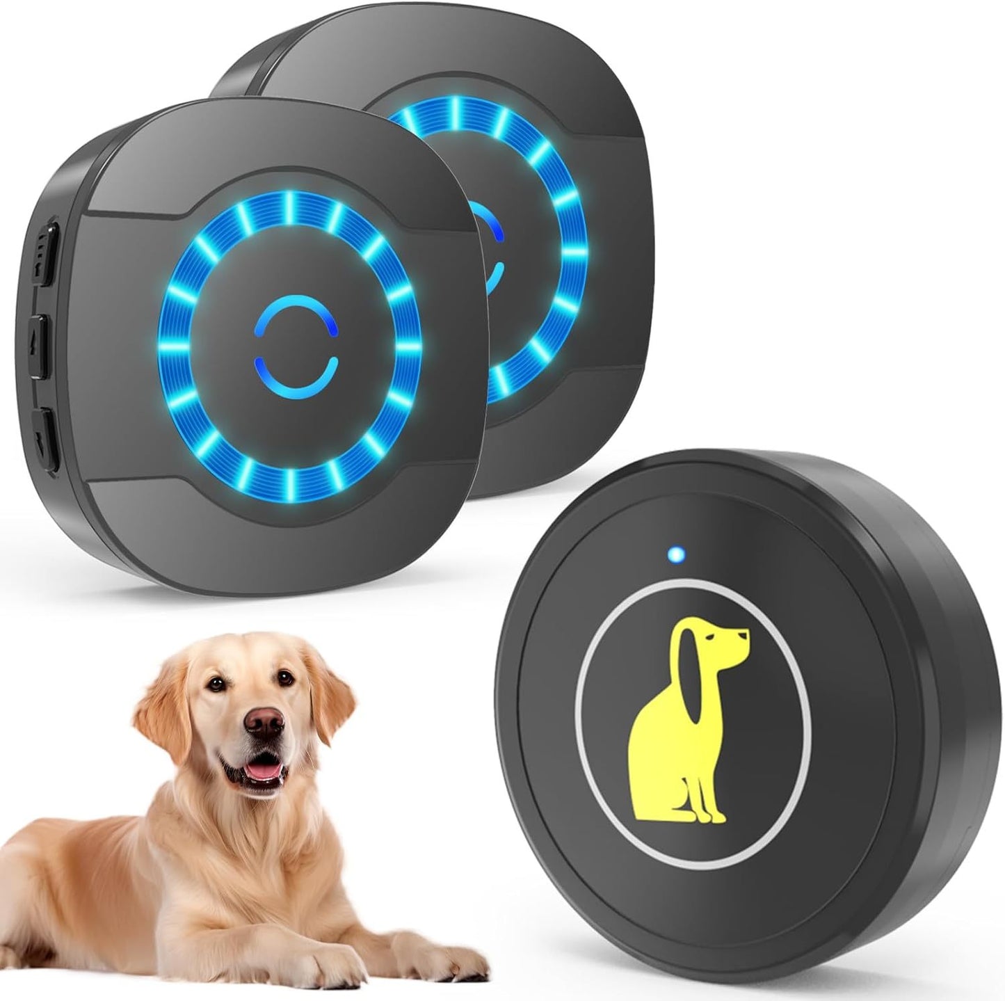 Wireless Dog Doorbell for Training – Touch-Activated, Waterproof Bell for Puppies & Dogs, Works on Sliding & Standard Doors
