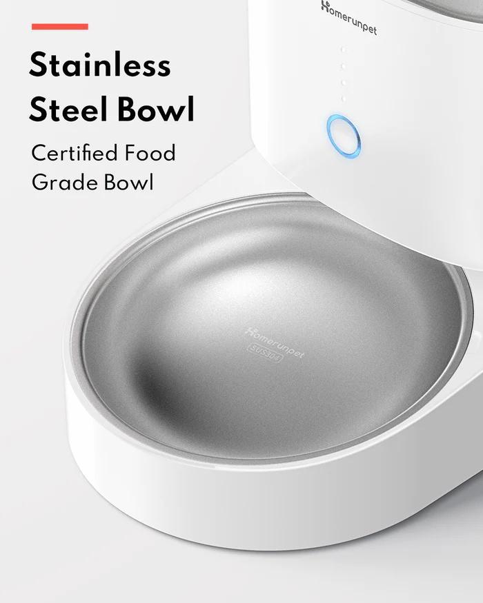 Ultimate Pet Supplies, Home Run Ceramic Feeding Bowl Home Run Stainless Steel Feeding Bowl