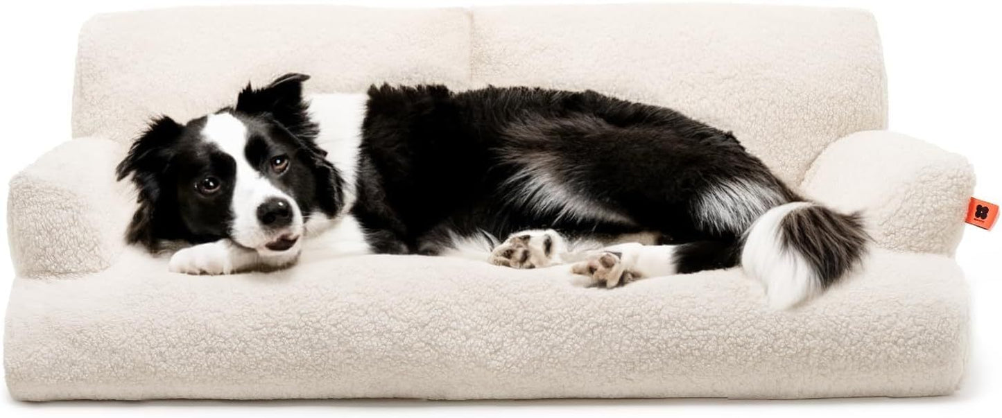 MEWOOFUN Orthopedic Pet Sofa Bed – 40x24x12” Washable Couch with Removable Cover & Non-Slip Bottom for Medium to Large Dogs & Cats