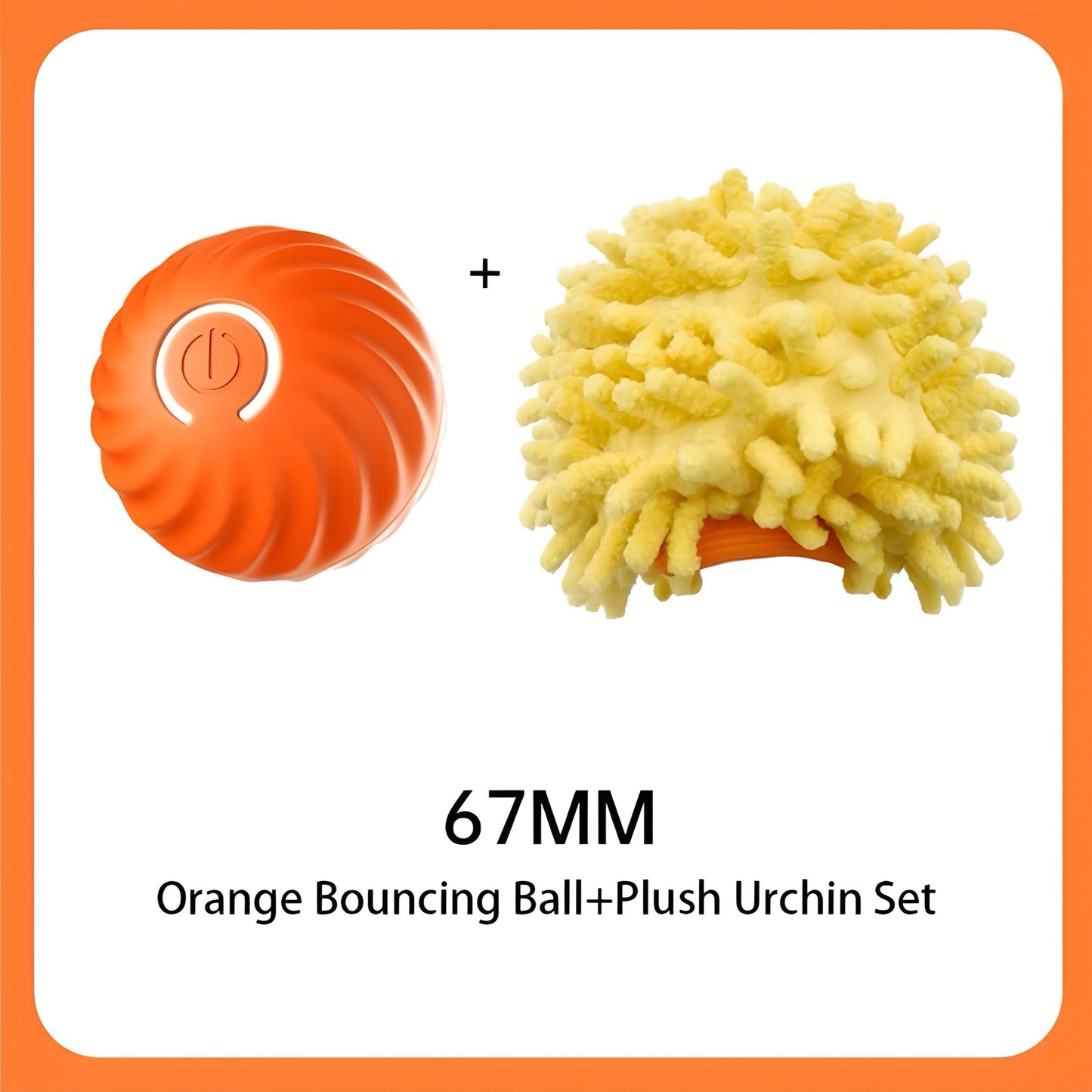 Smart Self-Rolling Dog Ball – Interactive Bouncy Toy with Motion Sensor Technology, Safe Materials for Endless Pet Fun