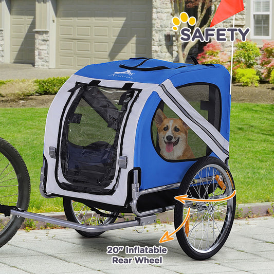 Pet Bicycle Trailer Cart – Foldable Dog & Cat Cargo Carrier for Biking, Outdoor Travel & Transport Accessories