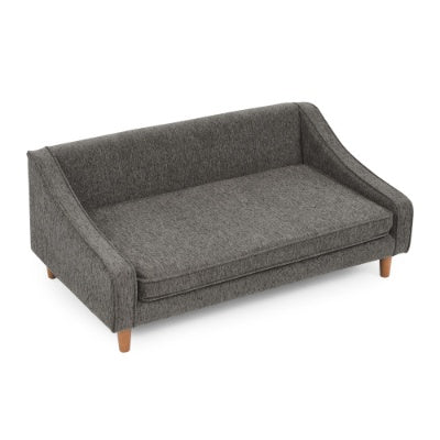 Durable Elevated Dog Sofa Bed – Modern Pet Couch with Irregular Armrest Design & Soft Cushion for Comfortable Rest