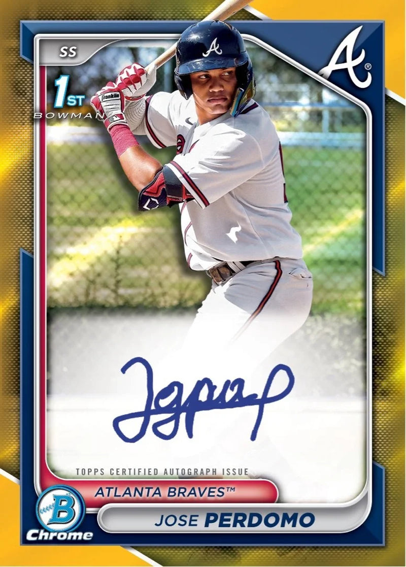 Collectible 2024  Bowman Chrome Baseball Trading Cards Mega Box
