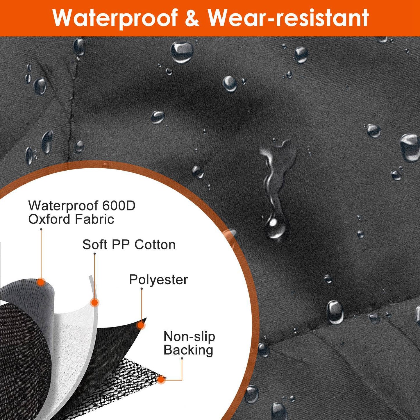 Waterproof Dog Car Seat Cover – Scratchproof Rear Bench Protector with Seat Belt for Cars, Trucks & SUVs