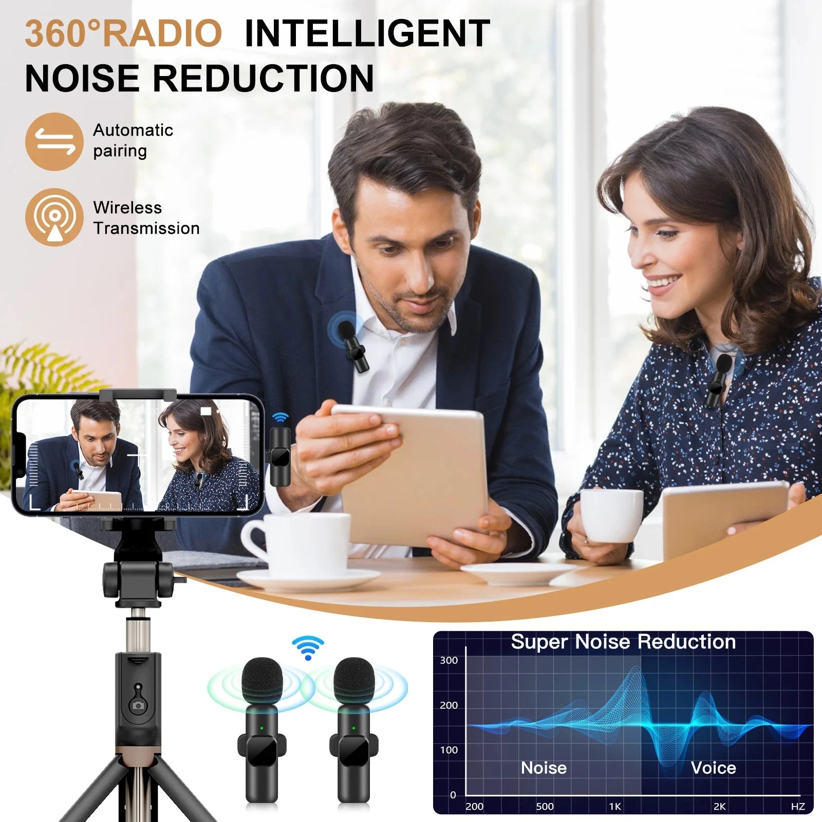 Wireless Mini Mic for Smartphones
