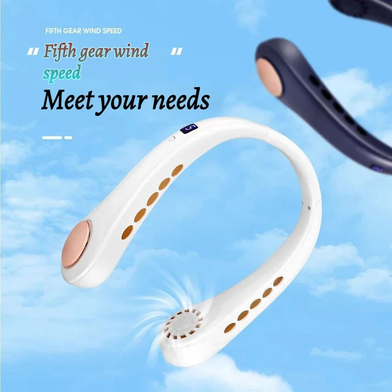 🔥 Beat the Heat Without Lifting a Finger This hands-free neck fan keeps you cool on the go — whether you're commuting, working outdoors, or just tired of sweating through summer. Neck Fan